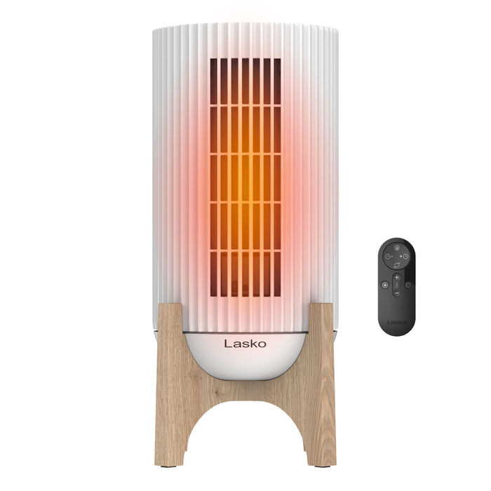Lasko Artisan 16" Ceramic Tower Space Heater: Oscillating, 2 Heat Settings, Remote, Timer, Tip-Over Switch, Thermostat