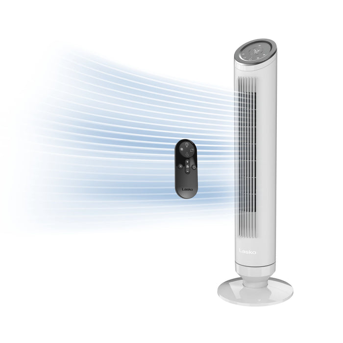 Lasko Ascend 36" Tower Fan: Oscillating, 4-Speed, Remote, Timer