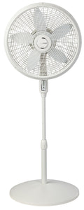 Lasko Cyclone 18" Pedestal Fan: Oscillating, 4-Speed, Remote, Tilting Head