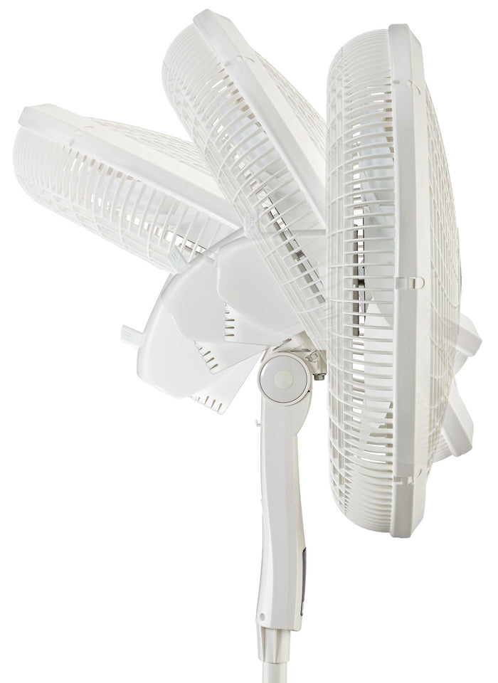 Lasko Cyclone 18" Pedestal Fan: Oscillating, 4-Speed, Remote, Tilting Head