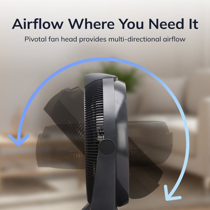 Lasko Cyclone 20" Air Circulator Fan: Wall Mount, 4-Speed, Remote