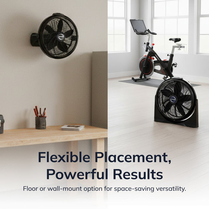 Lasko Cyclone 20" Air Circulator Fan: Wall Mount, 4-Speed, Remote