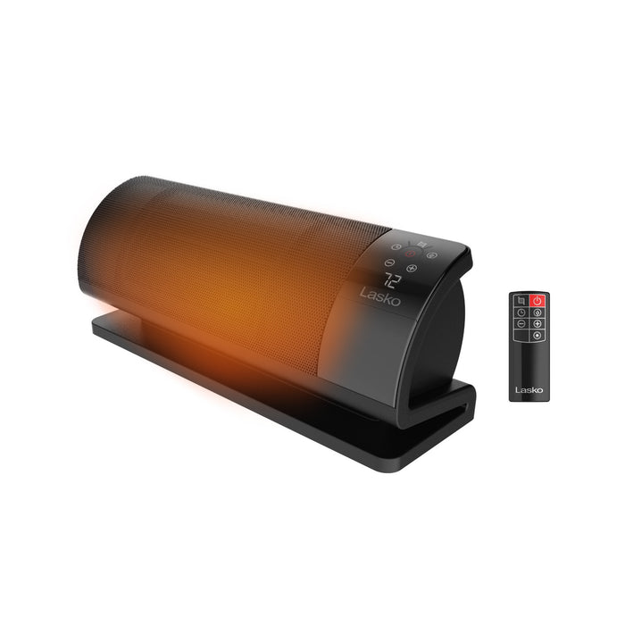 Lasko Low Profile Baseboard Space Heater: 3 Heat Settings, Remote, Timer, Tip-Over Switch, Powered Louvers, Thermostat