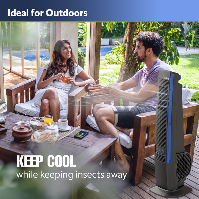 Lasko Misto 42" Outdoor Misting Tower Fan: Oscillating, 4-Speed