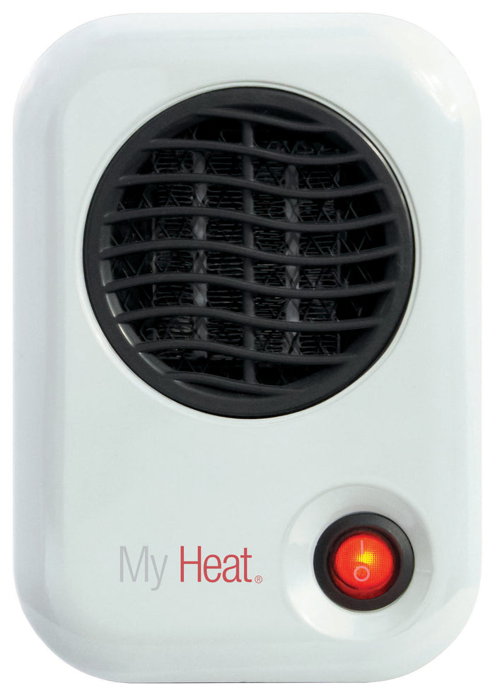 Lasko MyHeat 6" Personal Ceramic Space Heater: 200W, 1 Heat Setting, White