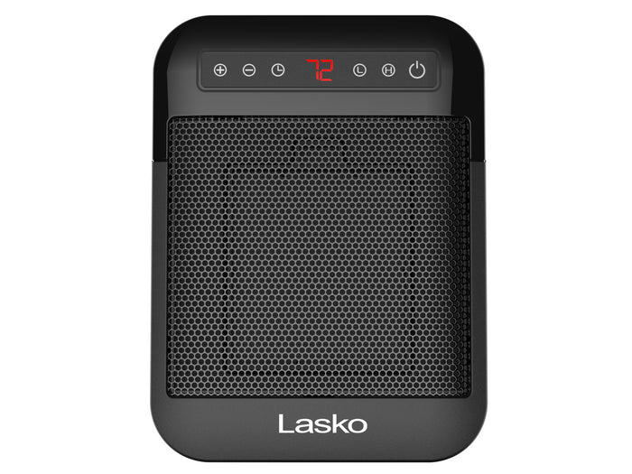Lasko MyHeat Max 9" Ceramic Space Heater: 2 Heat Settings, Timer, Thermostat