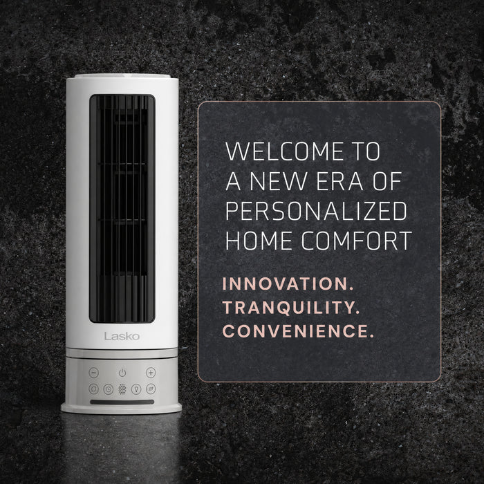 Lasko Pinnacle 15" DC Table Fan: Oscillating, 12-Speed, 15° Tilt, Remote
