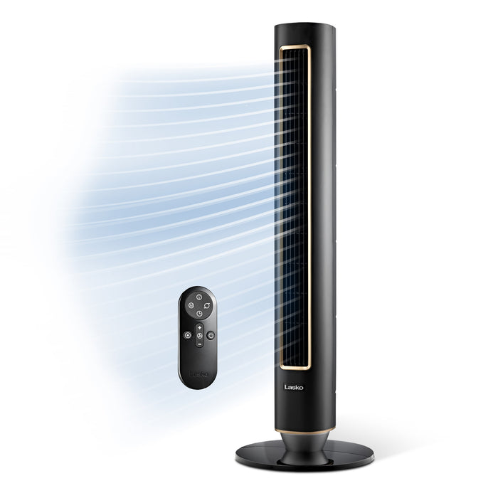 Lasko Pinnacle 40" DC Tower Fan: Oscillating, 12-Speed, Remote, Timer