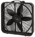 Lasko Power Plus 20" Box Fan: 3-Speed, Weather-Resistant Motor