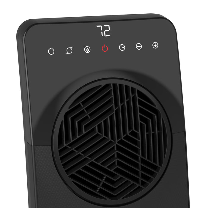 Lasko Revolution II 23" Ceramic Console Space Heater: Oscillating, 3 Heat Settings, Remote, Timer, Tip-Over Switch