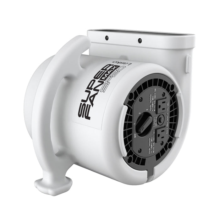 Lasko Super Fan Max 13" Air Mover Blower Fan: 3-Speed, High Velocity, 2 Outlets