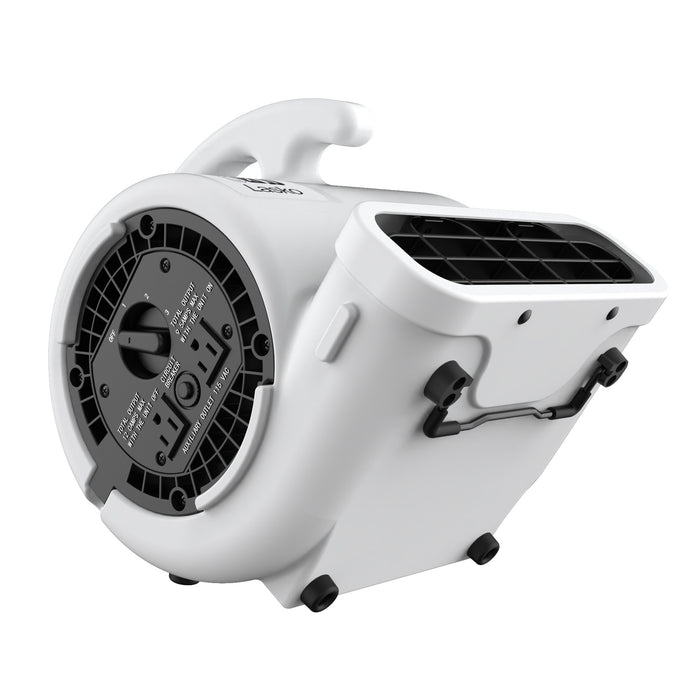 Lasko Super Fan Max 13" Air Mover Blower Fan: 3-Speed, High Velocity, 2 Outlets