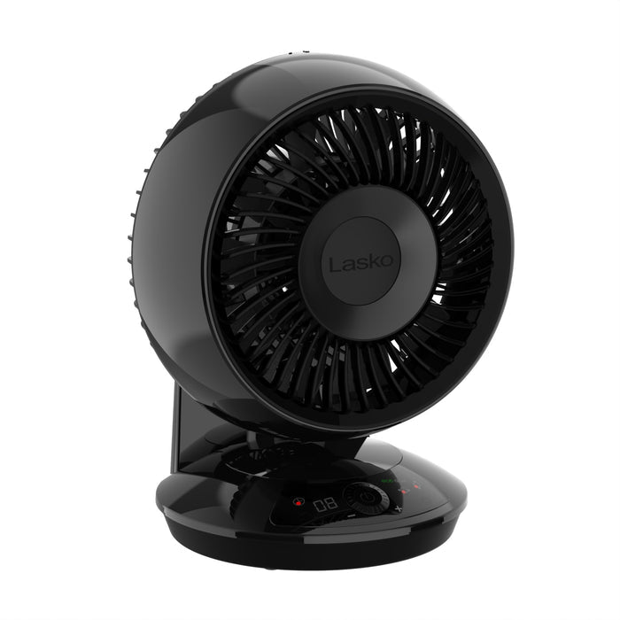 Lasko Whirlwind 7" DC Table Fan: Dual Oscillation, 12-Speed, Remote