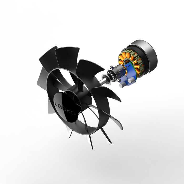Lasko Whirlwind 7" DC Table Fan: Dual Oscillation, 12-Speed, Remote