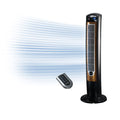 Lasko Wind Curve 42" Tower Fan: Oscillating, 3-Speed, Remote, Ionizer, Black