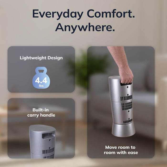Lasko Wind Tower 14" Table Fan: Oscillating, 3-Speed, Pivoting