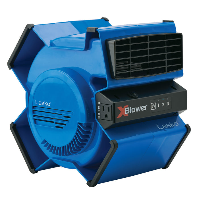 Lasko X-Blower 11" Air Mover Blower Fan: 3-Speed, High Velocity, 1 Outlet