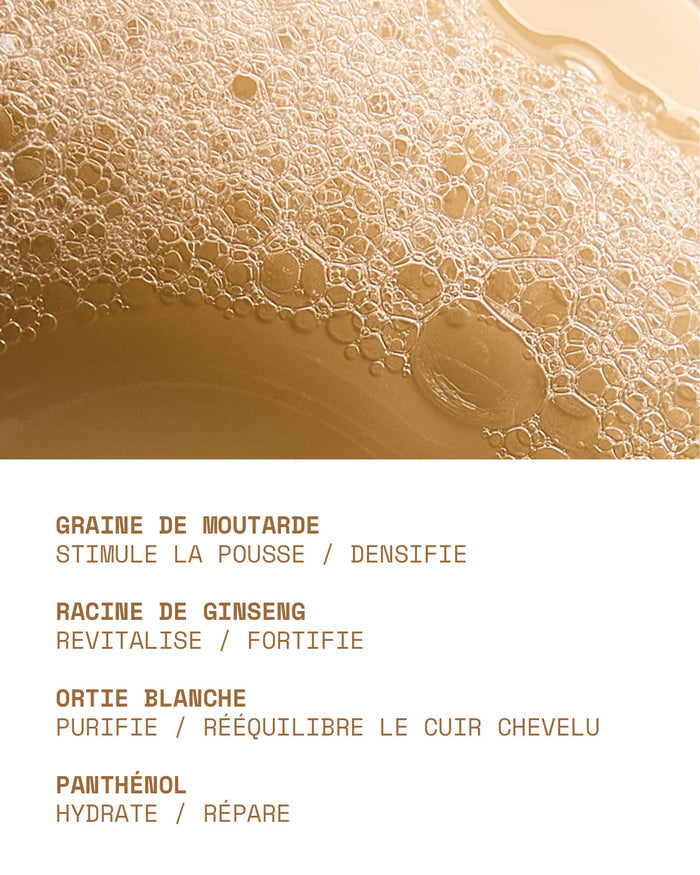 Le Shampoing ingrédients - Martine Cosmetics