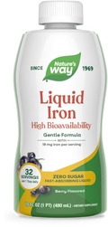 <{%PRIMARY_ST1923%}>Nature's Way® | Liquid Iron, 16 fl oz (480 ml), Berry