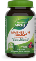 <{%PRIMARY_14601%}>Nature's Way® | Magnesium Gummy, 60 gummies, Mixed Berry