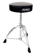 Siège batteur, assise 30.5 x 6 cm, 6 positions, double embase, noir
