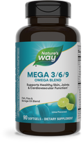 <{%PRIMARY_15440%}>Nature's Way® | Mega 3/6/9, 90 softgels, Lime