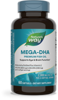<{%PRIMARY_15682%}>Nature's Way® | Mega-DHA Premium Fish Oil, 60 softgels