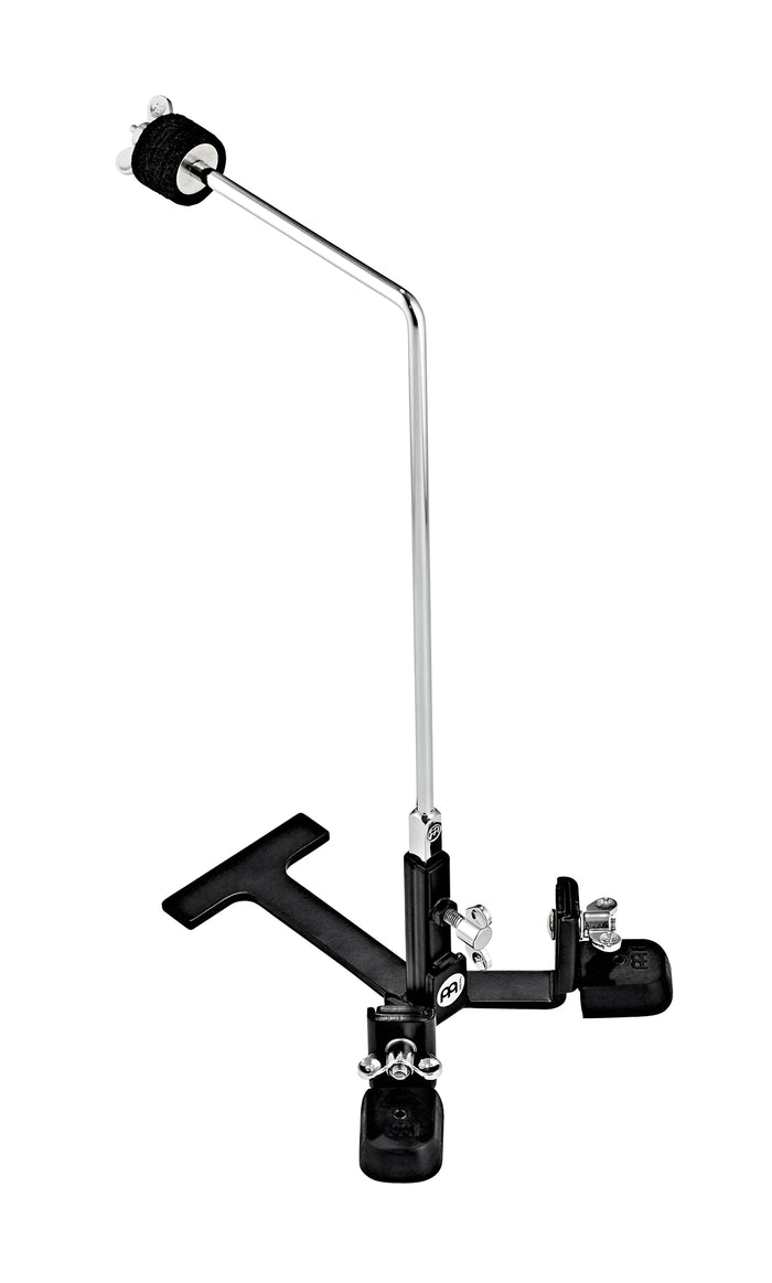 Attache cymbale Meinl pédale grosse c., adaptable à toutes les pédales de grosse caisse, avec 1 tige en L, acier noir poudré