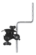 ATTACHE MEINL  SUR CERCLE + TIGE EN Z, ACIER MOULE, NOIR POUDRE, 360° DE ROTATION 3/8