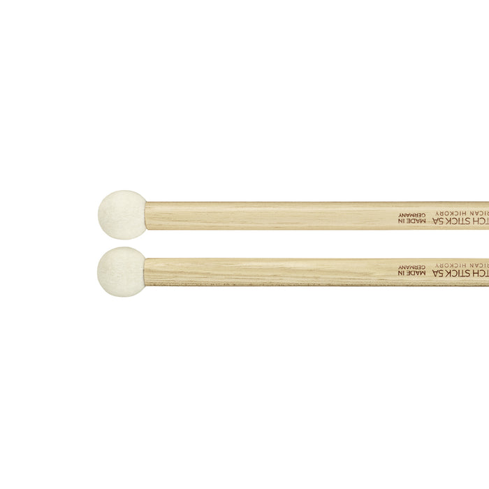 Switch Stick 5A Meinl, 1 côté baguette 5A Hybrid et 1 côté mailloche à feutre dur.