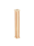 Bâton de pluie pro, forme carrée, dimensions : 64cm de long et 9.5cm de côté, bouleau naturel