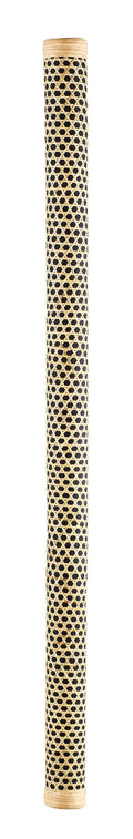 Bâton de pluie pro, 120 cm, bambou naturel décoré rotin