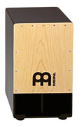 Subwoofer Cajon, façade frêne, corps fibres, projection dans le grave améliorée, 30 x 50 x 31cm, marron/naturel mat