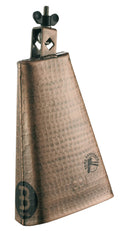 Cloche 8", acier martelé, avec attache, finition cuivre brossé