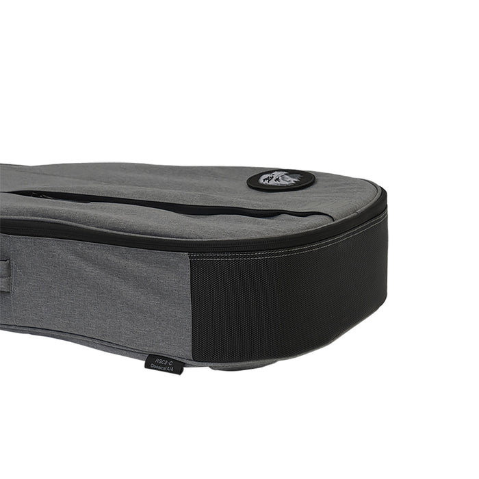 Housse CAROUGE 3 pour guitare classique 4/4, gris