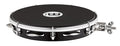Pandeiros 10", fût ABS, peau Napa remplaçable, accastillage chromé, 1 rangée de cymbalettes chromées, avec attache, noir