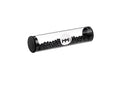 Shaker Crystal, volume fort, corps en verre, billes en plastique noir