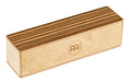 SHAKER MEINL BOIS, RECTANGULAIRE, MEDIUM, BOULEAU BALTIQUE, HAUT/BAS EXOTIQUE ZÉBRÉ