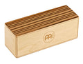 SHAKER MEINL BOIS, RECTANGULAIRE, PETIT, BOULEAU BALTIQUE, HAUT/BAS EXOTIQUE ZÉBRÉ