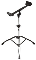 Support cajon  pro, pour tous cajon, trépied double embase, inclinaison + hauteur ajustables (66 à 103cm), noir.
