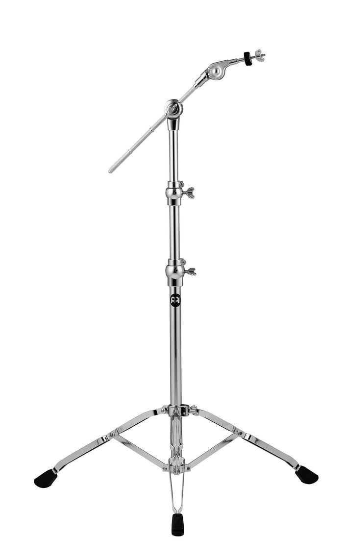 Support chimes (pas cymbales), inclinaison et hauteur ajustables (78 à 170cm), tige rétractable, double embase, acier chromé