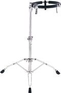 Support panier Ibo Drum ou darbouka, trépied double embase, inclinaison/hauteur ajustables (81-129cm), bague mémoire, chromé