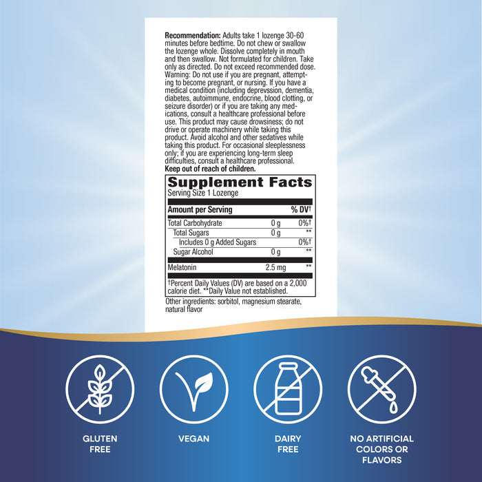 <{%MAIN4_49111%}>Nature's Way® | Melatonin Lozenge
