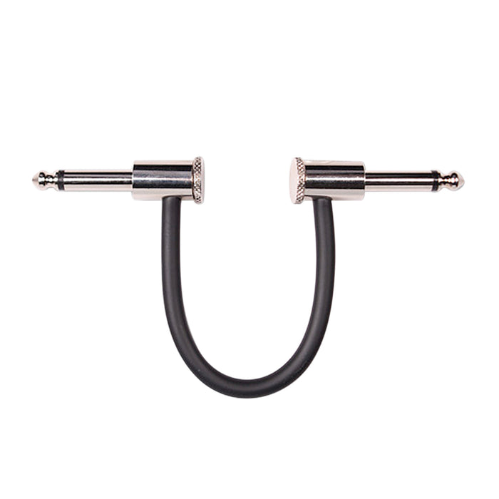 Câble patch PC-6, Jack coudé/Jack Coudé, 15 cm, noir