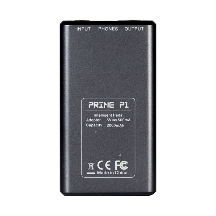 Interface PRIME P1, pour guitare et basse, technologie MNRS de modélisation d'amplis et d'effets, space gray