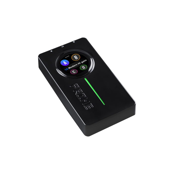 Interface PRIME P2, pour guitare électrique, écran tactile, technologie MNRS de modélisation d'amplis et d'effets, noir