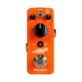 Pédale PURER OCTAVE, octaver polyphonique 15 modes, 1 mode Detune, boîtier métal, true bypass, orange brillant