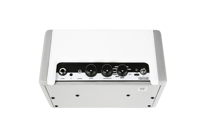 Ampli SD10i, 10W, 2x HP 2", 52 modélisations d'amplis, 25 simulations d'enceintes, 126 effets, sur batterie rechargeable, gris