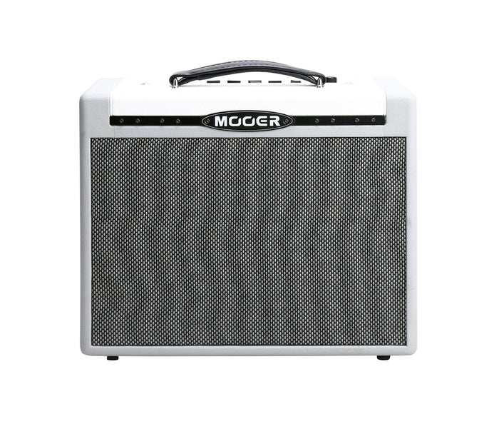 Ampli SD30, 30W, HP 8", 25 modélisations d'amplis, ampli de puissance Class A/B, 28 pédales d'effet intégrées, blanc