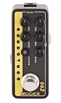 Pédale UK GOLD 900, préampli numérique type Classic British Crunch, deux canaux, EQ 3 bandes par canal, noir et or